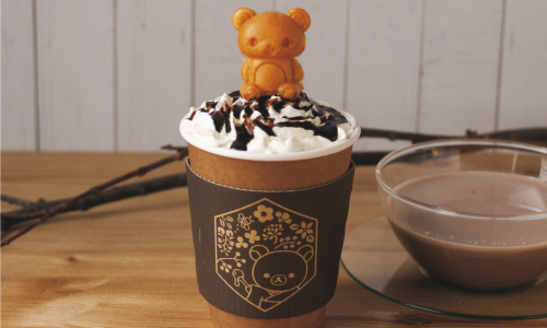 リラックマ スリーブ 茶房 京都 嵐山 りらっくまの湯 シーンぬいぐるみ や りらっくまの湯 シーンぬいぐるみ